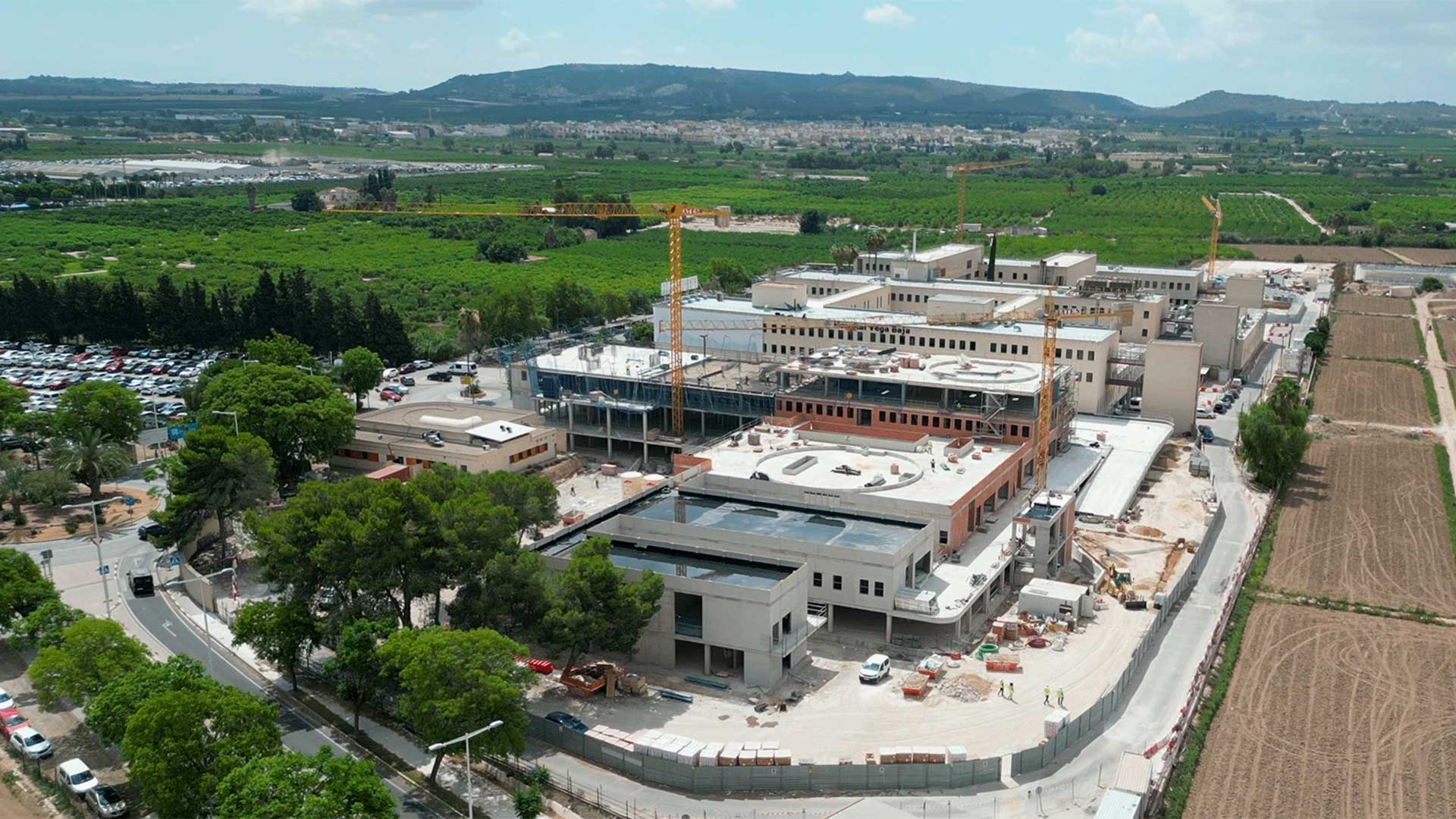 Hospital de Orihuela, edificación sanitaria ejecutada por Rover Grupo