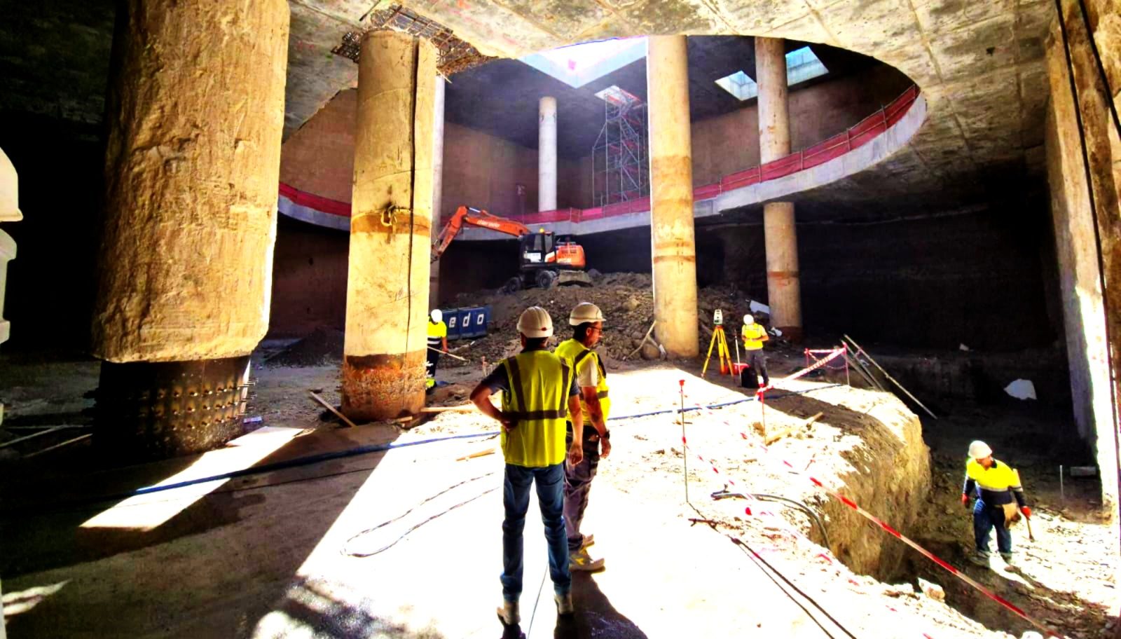 Obra de ampliación de la Línea 11 del Metro de Madrid ejecutada por Rover Grupo
