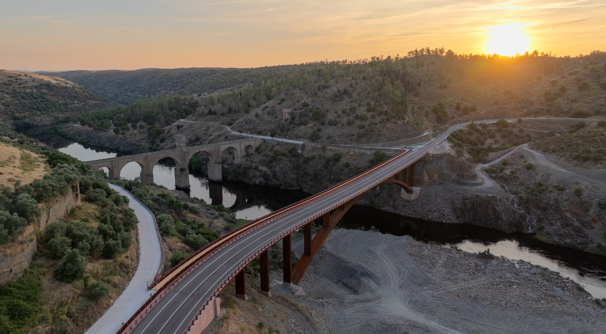 Nuevo puente en Alcántara, Cáceres, proyecto de Rover Grupo
